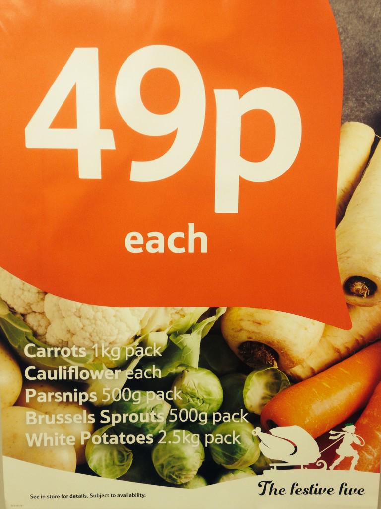 TescoRoyals's tweet photo. Great offer in store for Xmas dinner! @_rachelthomas_ @Ben_Leclerc_ @eloiseamycarter http://t.co/hEJZ5A7Wiu