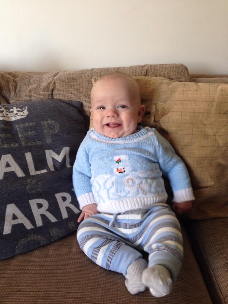KatieMustoe's tweet photo. My beautiful boy #christmas#jumper#cutiepie http://t.co/ZtnrolsvMj