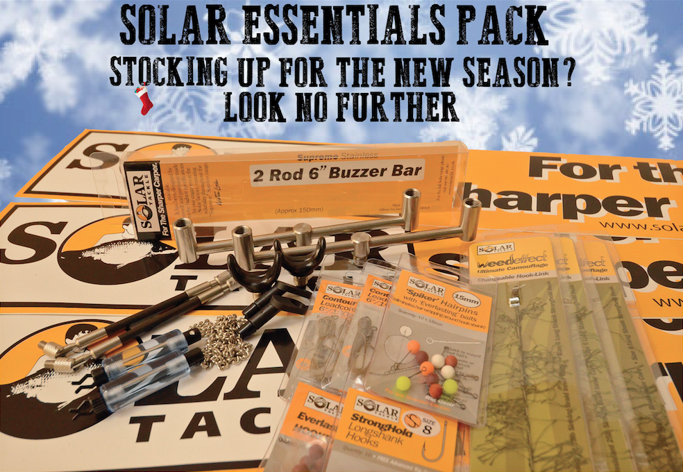 Solar Essential Pack. Kit yourself out for the new year and save a packet solar24-7.co.uk/baitshop/speci… #solartackle