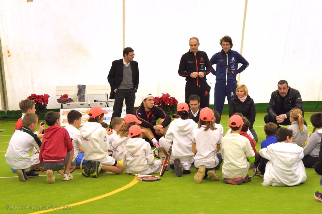 Struffitennis's tweet photo. Thanks to the kids that joined the #hydrogenjeans tennis party in Vicenza! http://t.co/MSv180kRtW