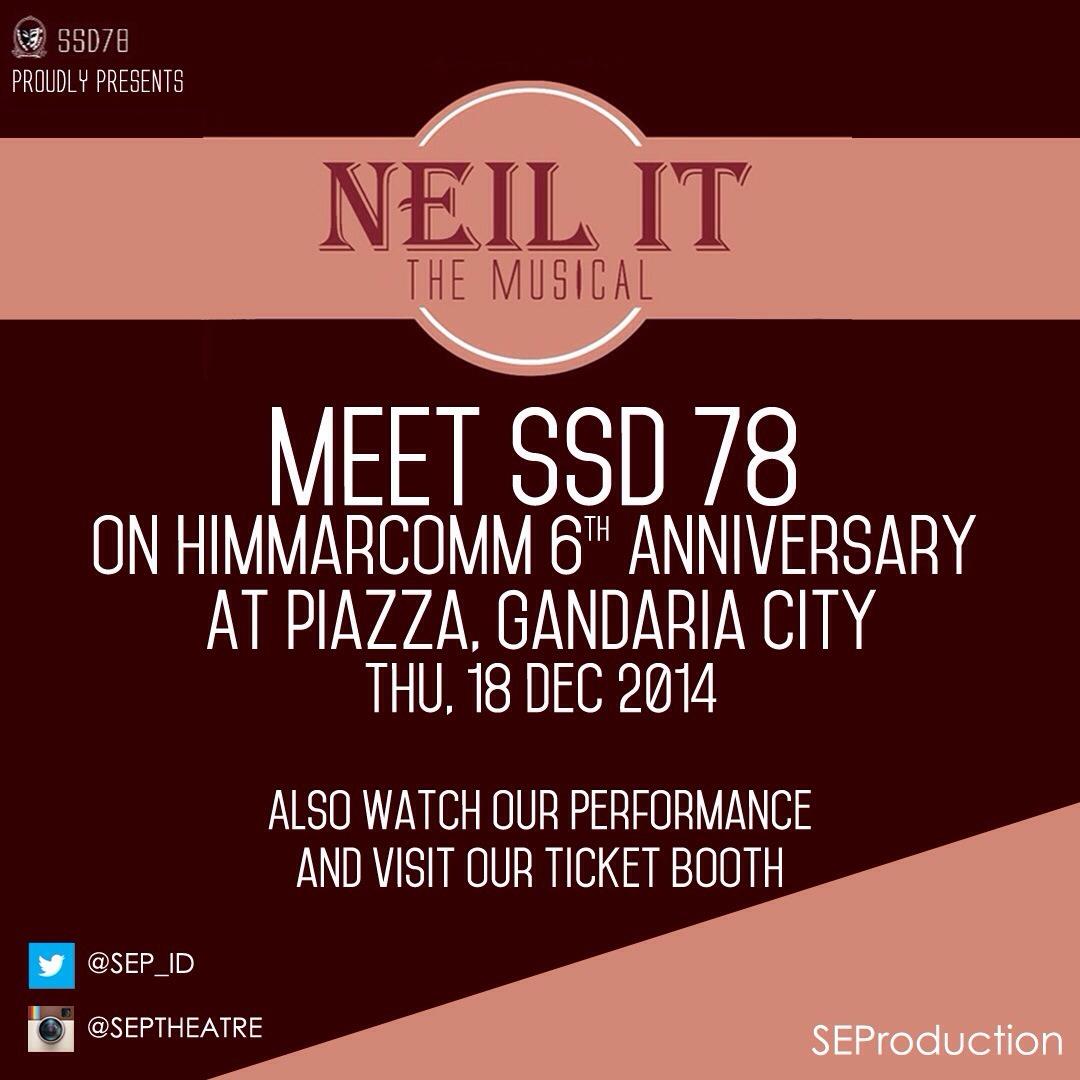 Come and meet us on #HIMMARCOMM6thAnniversary this Thursday,December 18th 2014 at Piazza, Gandaria City! @HIMMARCOMM