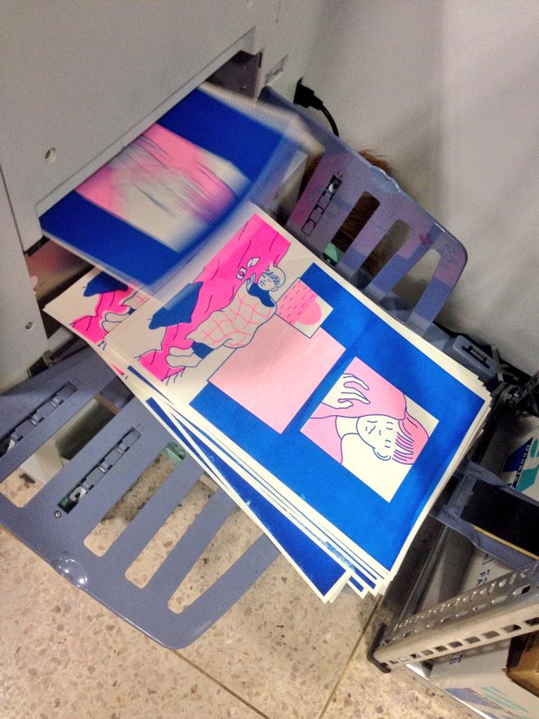 problem_design's tweet image. 신모래의 포스터 인쇄 완료! 이쁘다 꺅