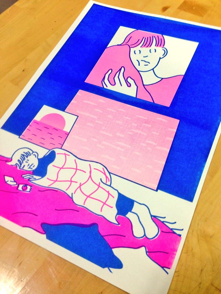 problem_design's tweet image. 신모래의 포스터 인쇄 완료! 이쁘다 꺅