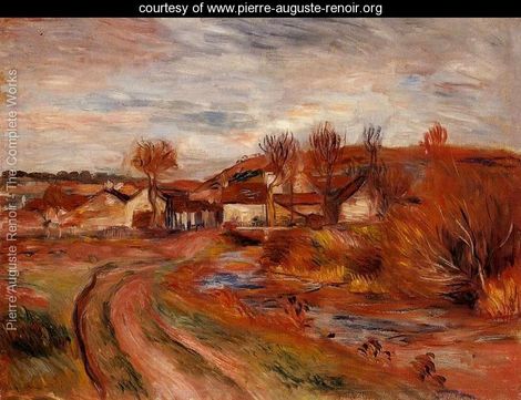 Landscape In Normandy by Renoir - mf.tt/vpGmy <a href="/googleexpertuk/">Susan Dolan</a> #Renoir #art