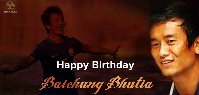 Wishing Arjuna awardee Baichung Bhutia a very Happy Birthday. 