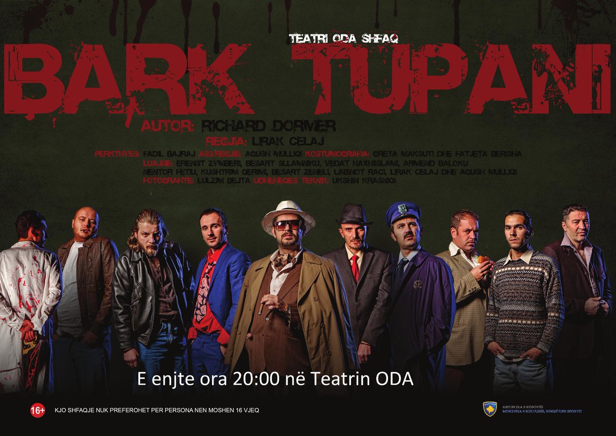 "Bark tupani" - komedi e zeze - te enjten ora 20:00 ne Teatrin ODA teatrioda.com/sq/Teater/Ball…