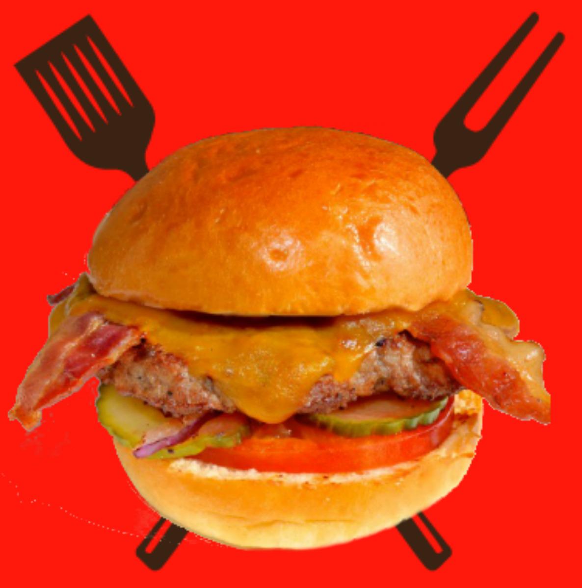 TheMunchery's tweet photo. Lunch @TheMunchery Classic Burger #angus #bacon #tomato #cheddar delivered from @QuickFoxescom http://t.co/HqdkxDwOJo http://t.co/ioSBoo9Bld