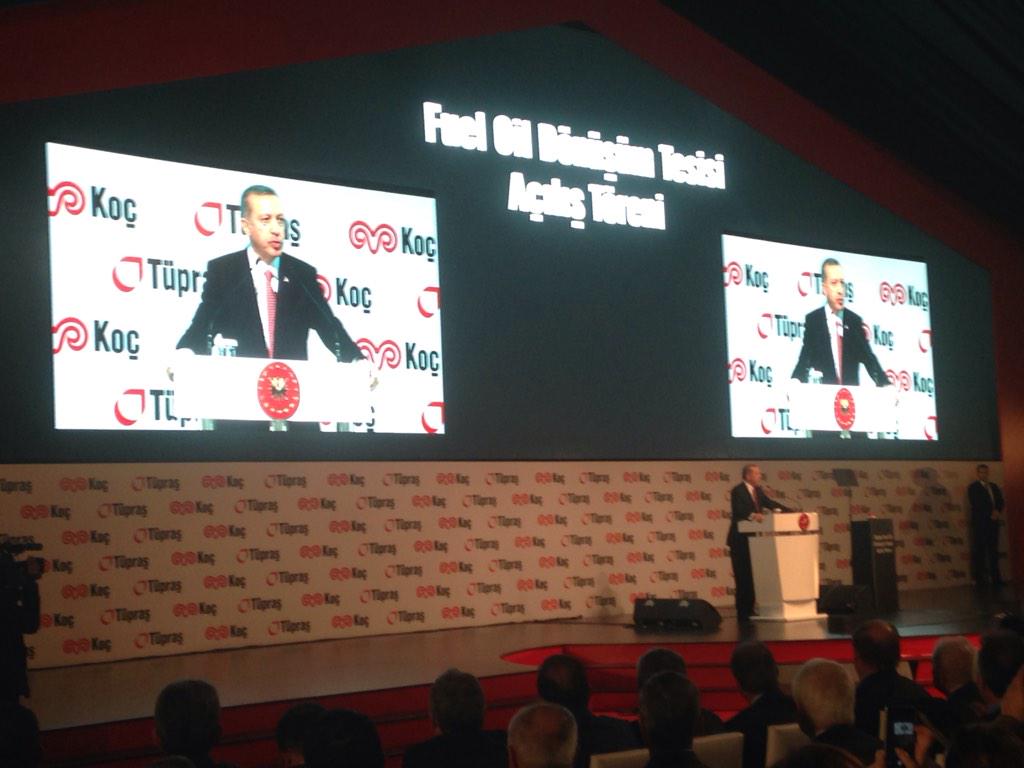 Petroturkcom's tweet photo. #TüpraşRUP / C. Erdoğan: Büyük bir iftihar manzarasını yaşıyoruz. Bu proje Ülkemiz için iftihar kaynağıdır. http://t.co/sEs439gufB