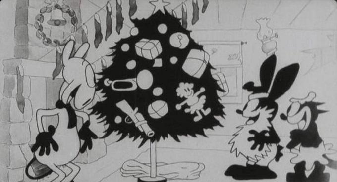 TvTalk_Rai's tweet photo. Ritrovato #EmptySocks, primo cartoon di Natale @Disney, protagonista Oswald, the Lucky Rabbit http://t.co/ueE7jx5bTh http://t.co/N7mD79zath