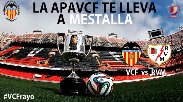 apavcf's tweet photo. El APAVCF sortea 6 entradas para partido #CopadelRey #VCF - RAYO Solo tienes que seguirnos y hacer RT para concursar http://t.co/VdDvaXmCue