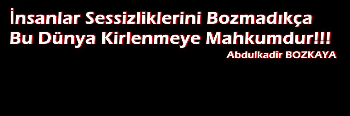 Abdulkadir Bozkaya tweet media