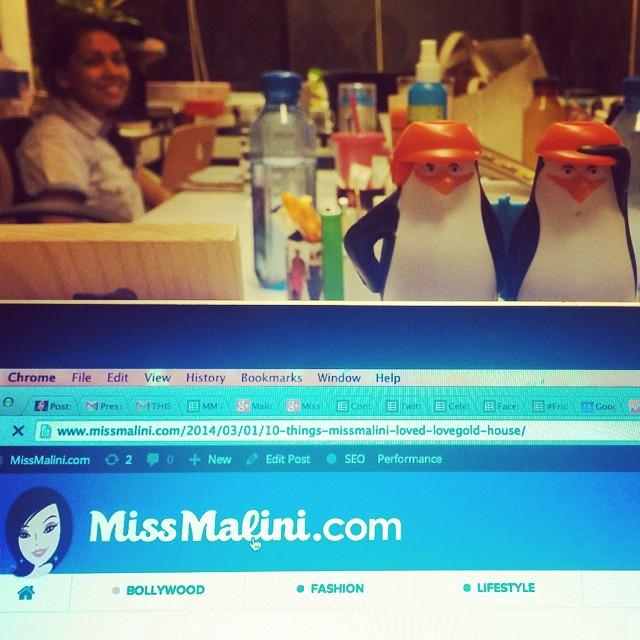 MissMalini's tweet image. View from my desk :) #Pengiuns #Rico #Private ift.tt/1yROULQ
