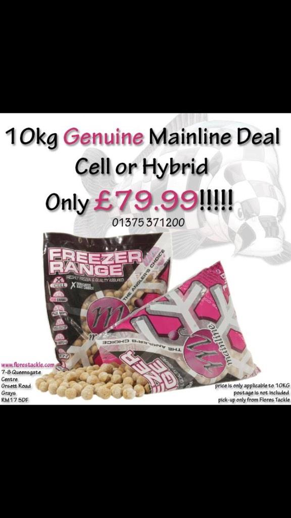 FloresTackle's tweet photo. 10kg of Genuine Mainline Cell/Hybrid only £79.99!! http://t.co/JYCDtLLXvU