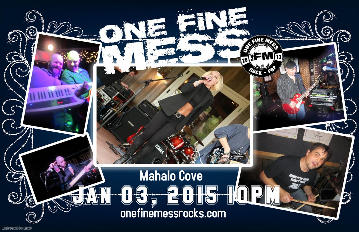 LoCoEntertain's tweet photo. SAVE THE DATE........  January 3rd AT @mahalocove  @OneFineMessRock  is BACK!!!  Don't miss this show! http://t.co/B2EHgaeI02