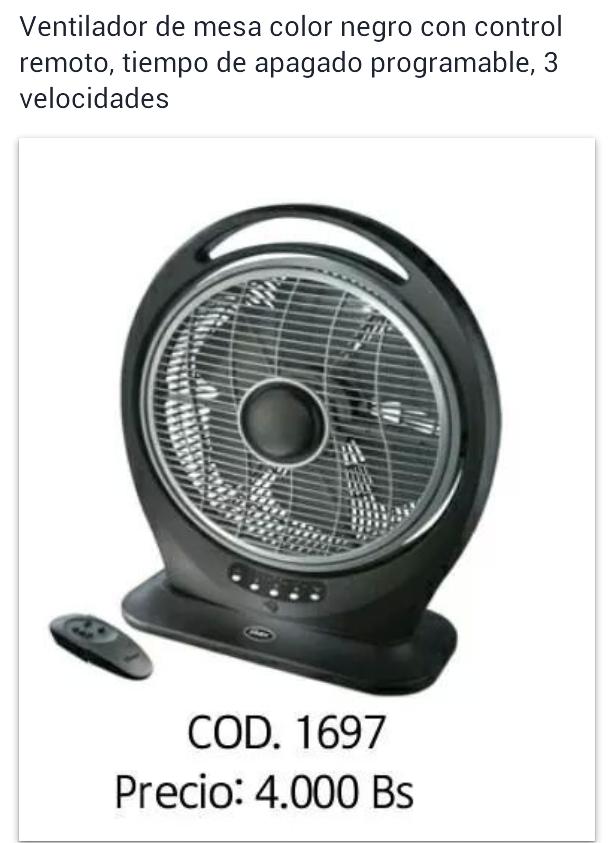 CLZapata's tweet photo. A la venta Ventilador de mesa marca oster color negro con control remoto http://t.co/dRfZnBUV2q