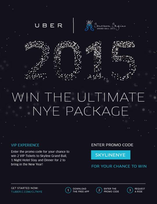 SSGrandBall's tweet photo. We are very excited to announce our partnership with @Uber_CLT for #sskyline2015!  Giveaway = Dinner + Room + 2 tix http://t.co/ILLUe8fLJ1