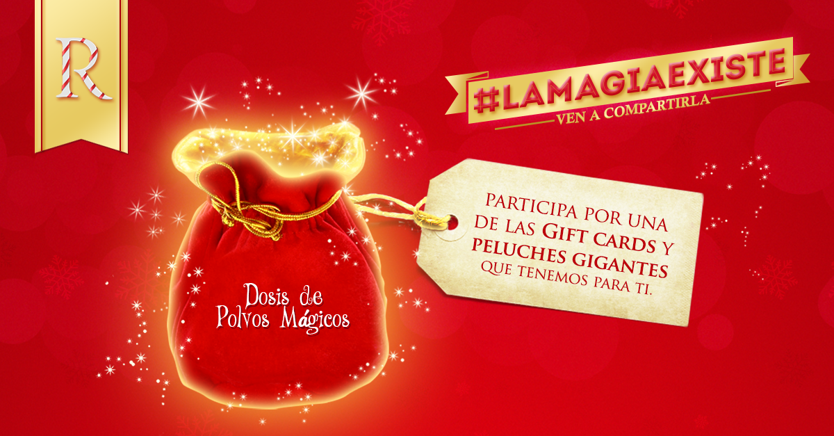 RipleyChile's tweet image. Haz magia enviando tus saludos a los que más quieres en lamagiaexiste.cl ¡Participa! #LaMagiaExiste