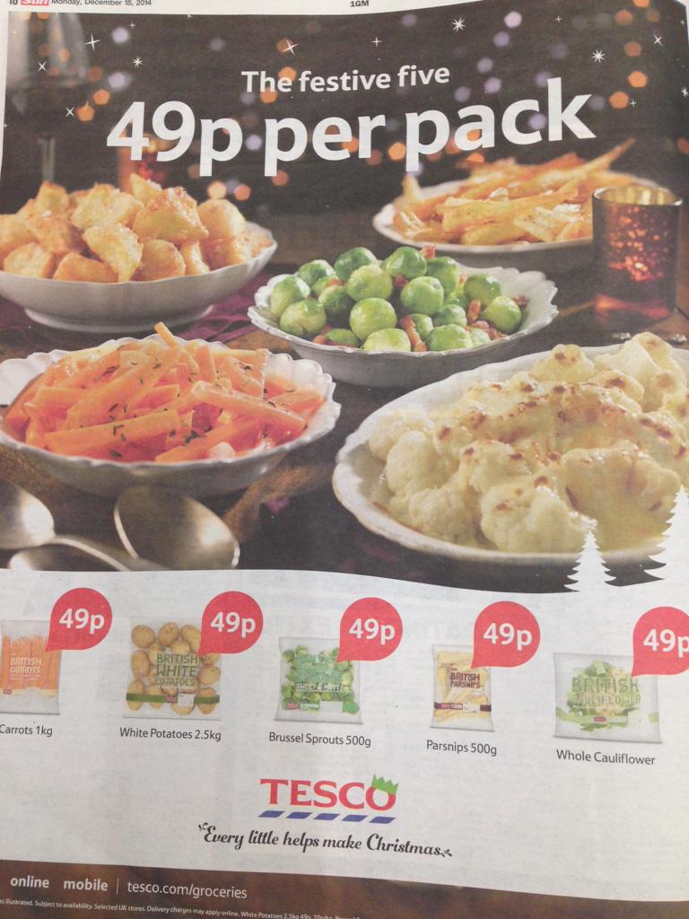 5146WentworthEx's tweet image. Excellent deals available from today#tesco#christmas