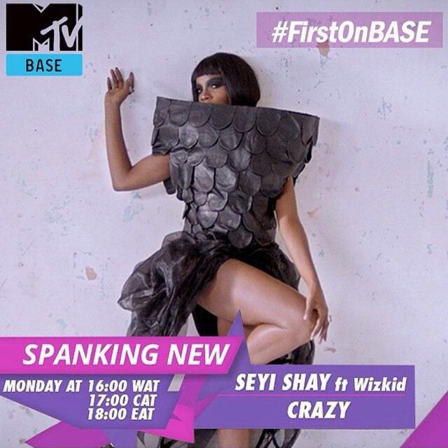 iamseyishay's tweet photo. For all of u that tuned into @MTVbaseAfrica at 4pm 2 watch CRAZY ft @wizkidayo I salute n thank u! What did u think? http://t.co/f0vHktRnCC