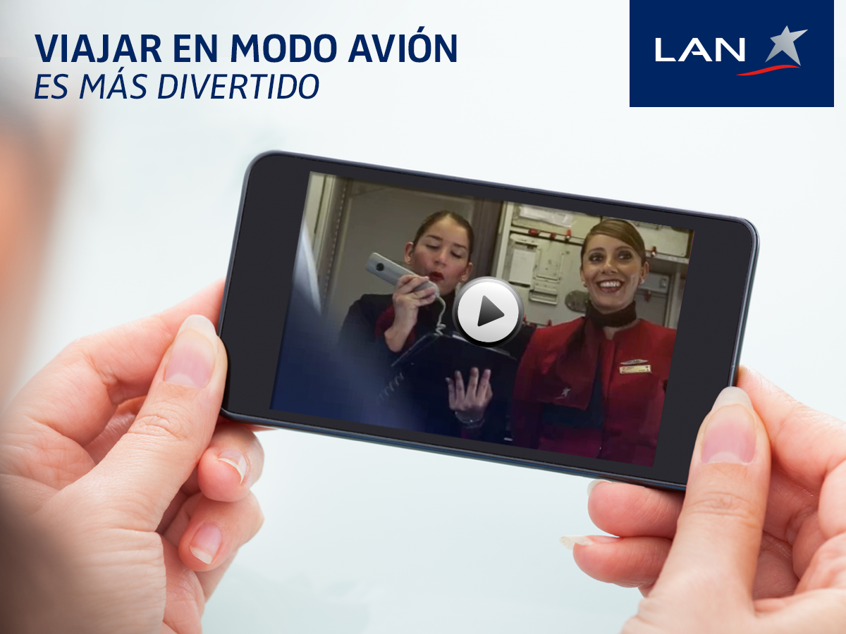 LATAM_ECU's tweet image. #LANEC es la primera aerolínea en Sudamérica que habilita el uso de dispositivos en modo avión bit.ly/ModoAvión