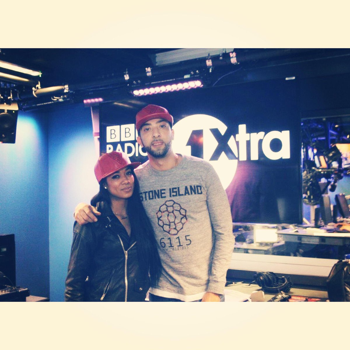 DJTarget's tweet photo. @milaJ Rockin her @Robot_A_Factory #RedDec very well indeed! 🔴🔴🔴 http://t.co/cseE4mTCWQ
