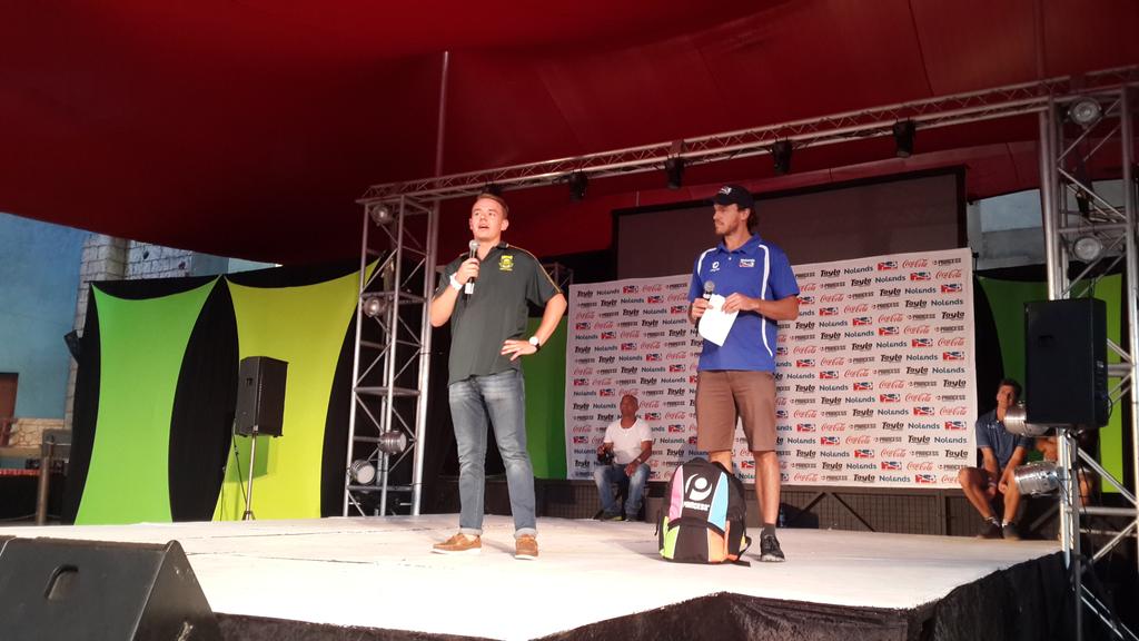 <a href="/Keegan_Kieck/">Keegan Kieck</a> addressing the crowd at the opening ceremony &amp; doing a fantastic job at that! Good job Keegs!