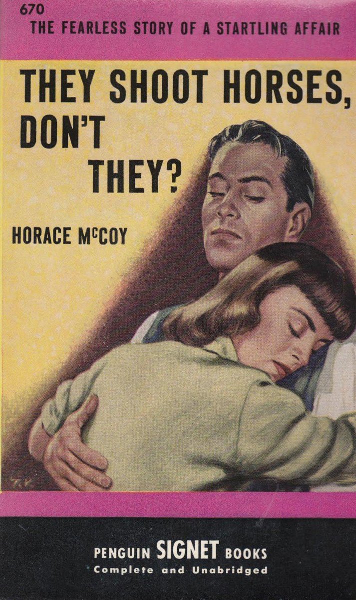 De la novela fetiche del existencialismo francés '¿Acaso no matan a los caballos?', de #HoraceMcCoy (f. 15-dic-1955)