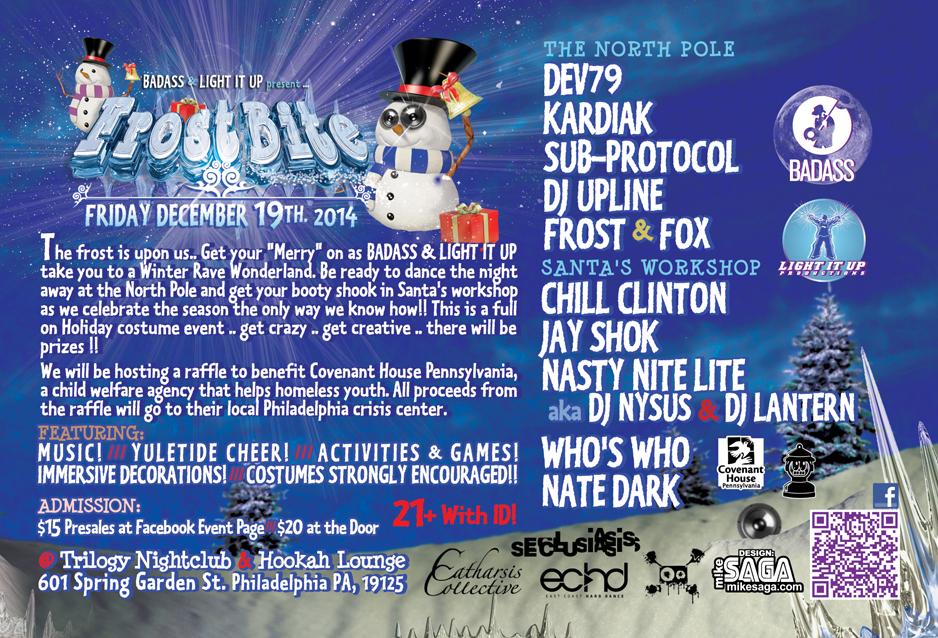 badassraves's tweet image. We're throwing a 21+ holiday party at @Phillytrilogy on Friday.  Tickets &amp;amp; info at tinyurl.com/lwaatc8