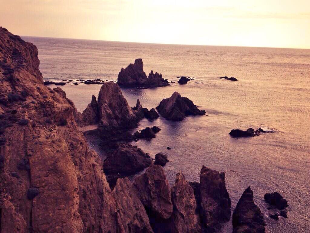 AlmeriaOfficial's tweet photo. Almería, pero que bonita eres.. Arrecife de las Sirenas, Cabo de Gata.. http://t.co/gla4UWvT7s
