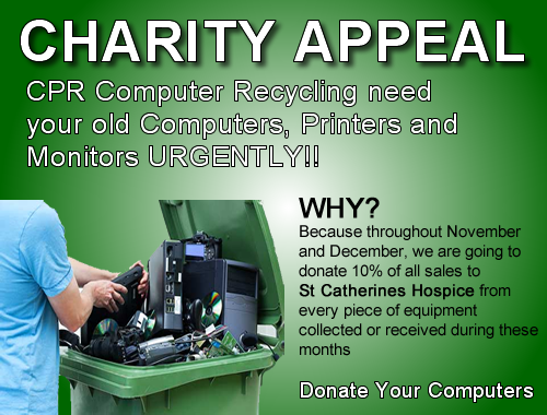 CPR_ITRecycling's tweet photo. Help us give to UK Charity by donating your old IT and Computer equipment.  Free  collections. http://t.co/toGFCCvaIv http://t.co/UbuDa6FA6d