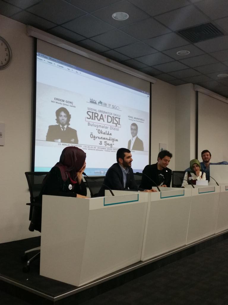 SosyalGO's tweet photo. Erdem GENÇ ve Yücel MURATOĞLU'nun katılımları ile programımız başlamıştır. http://t.co/rWbw79i3yM