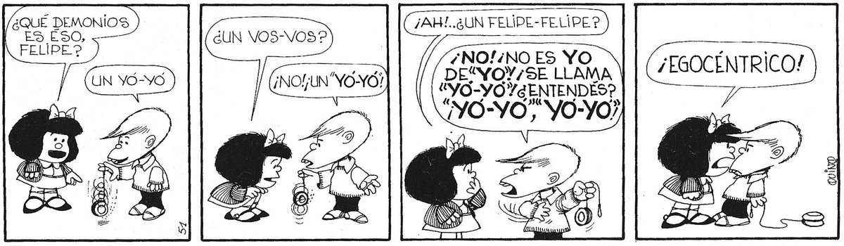 MafaldaQuotes's tweet photo. "Cada quien utiliza el Yo-Yo de acuerdo a su personalidad" #MafaldaQuotes http://t.co/zGiCnmKR3v