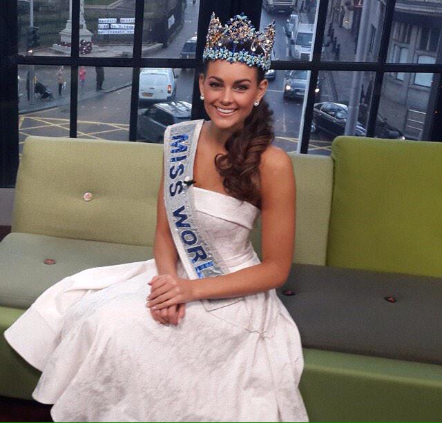 Miss World <a href="/RoleneStrauss/">Rolene Strauss</a> began her media tour!
