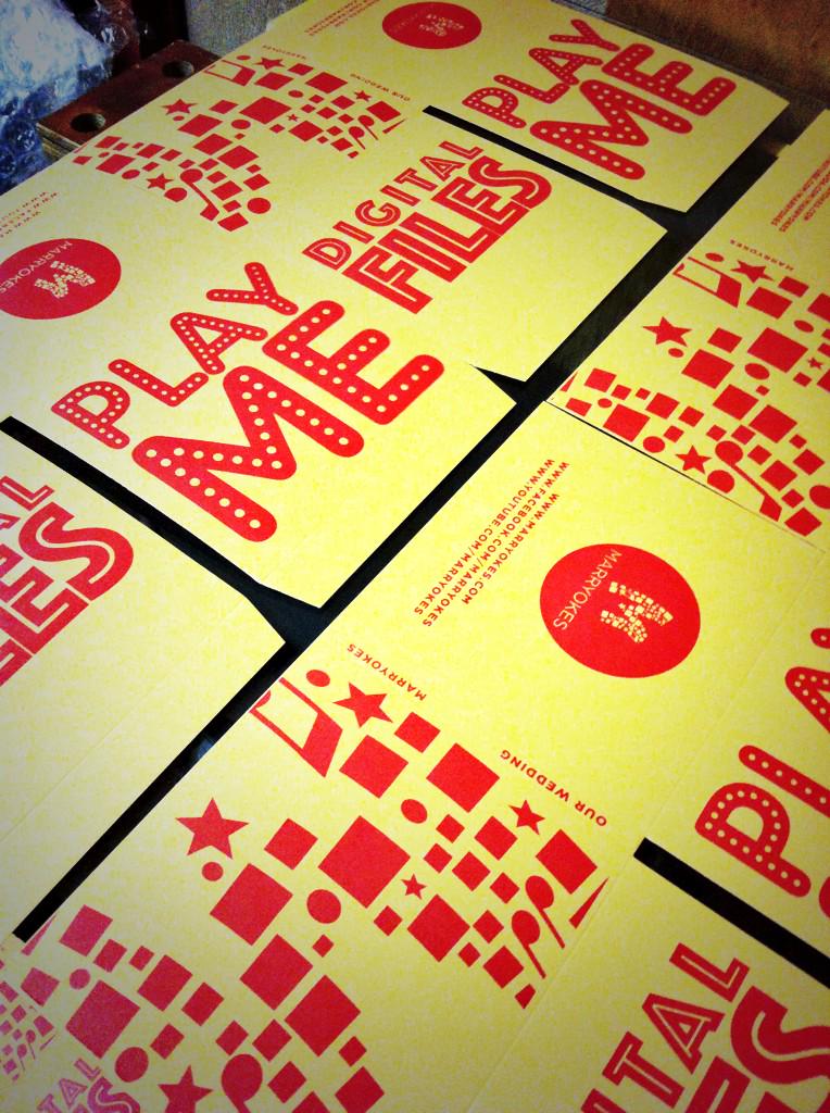 questprinted's tweet image. Hand printed DVD cases! First time trying these!