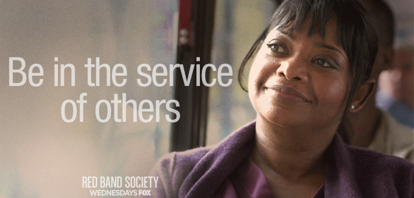 RedBandSociety's tweet photo. This holiday season, we're reminded that giving is better than receiving. #redbandsociety http://t.co/L8NT44wysw