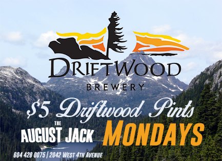 TONIGHT we have $5 Pints of @DriftwoodBeer. We'll recommend the perfect tapas to pair with it. Resos: 604 428 0075
