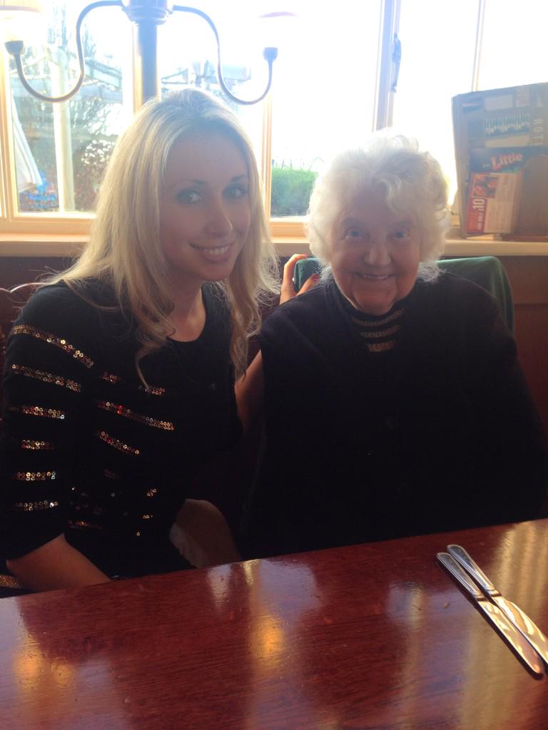 Liana_Wall's tweet photo. The most two beautiful women in my world #mummywall #nannyjune http://t.co/5q1FLQsFXP