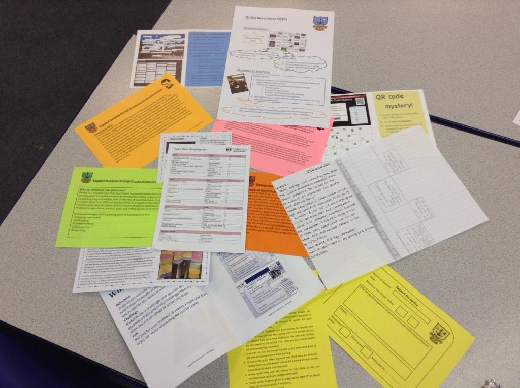 SalesianEnglish's tweet photo. Loads of great resources from the @SalesianTandL #TeachMeet http://t.co/3jhjvotsvH