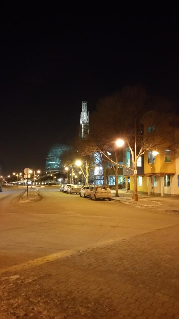 At #TheForks #Winnipeg.....view of the #CanadianHumanRightsMuseum...
chilly night.