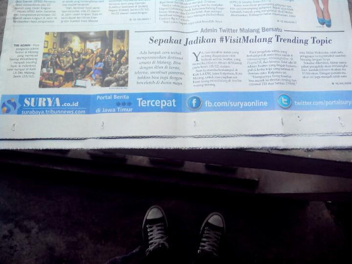 Simak liputan harian @portalSURYA dan <a href="/suryamalang/">Surya Malang Tribunnews</a> di halaman pertama. Yuk, #VisitMalang folks!