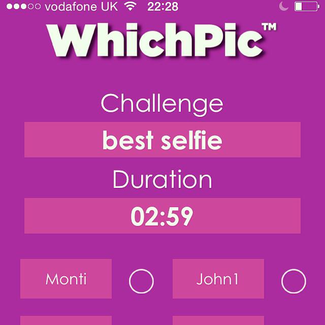 Whichpicapp's tweet image. Compete for the best selfies! Only on WhichPic app - download now for free! #gamedev #snapchat