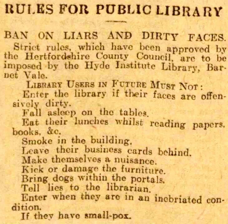 danburylibrary's tweet image. From the @SeattleLibrary -  #libraryrules!