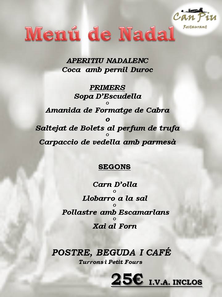 can_piu's tweet photo. #menú de Nadal http://t.co/JJ3RuLzZI7