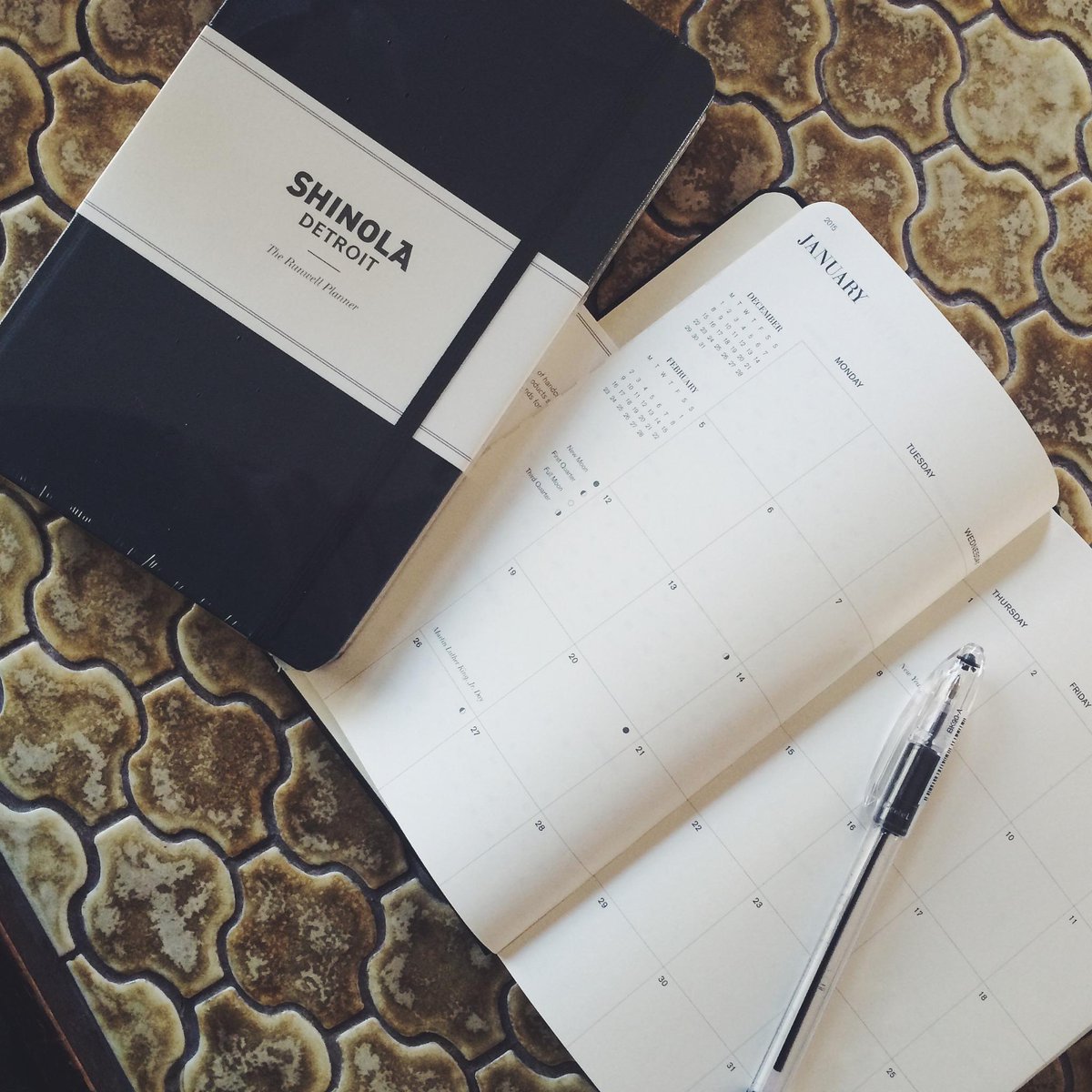 wickedplus's tweet image. The Runwell Planner by @Shinola. Get organized for #2015. #holidays #hermosabeach