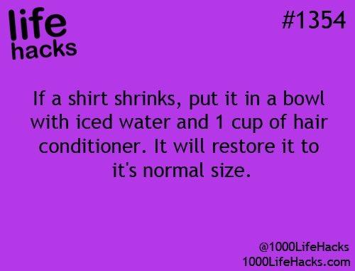 wags77's tweet photo. Did you accidentally shrink your shirt? Here's how to restore it to normal size: http://t.co/2385Ry6BQX" @nikibinkle