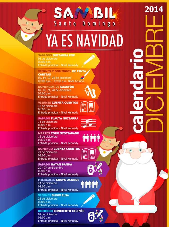 tusambildo's tweet photo. ¡Ven y comparte con nosotros! Estas son las actividades que preparamos para ti en diciembre #SambilEsNavidad http://t.co/QRAVbObplM