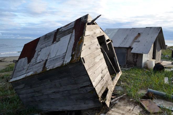 longform's tweet photo. “Doomed Alaskan Village Shows How Unprepared We Are for Climate Change” http://t.co/g34yWVFKLF (@grist) http://t.co/RZkuiiaJPG