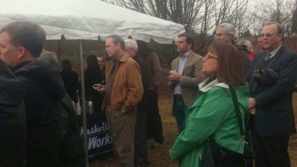 once_nashville's tweet photo. Folks celebrating the announcement of the #Kellytown preservation site! http://t.co/B0XXmOkFEv