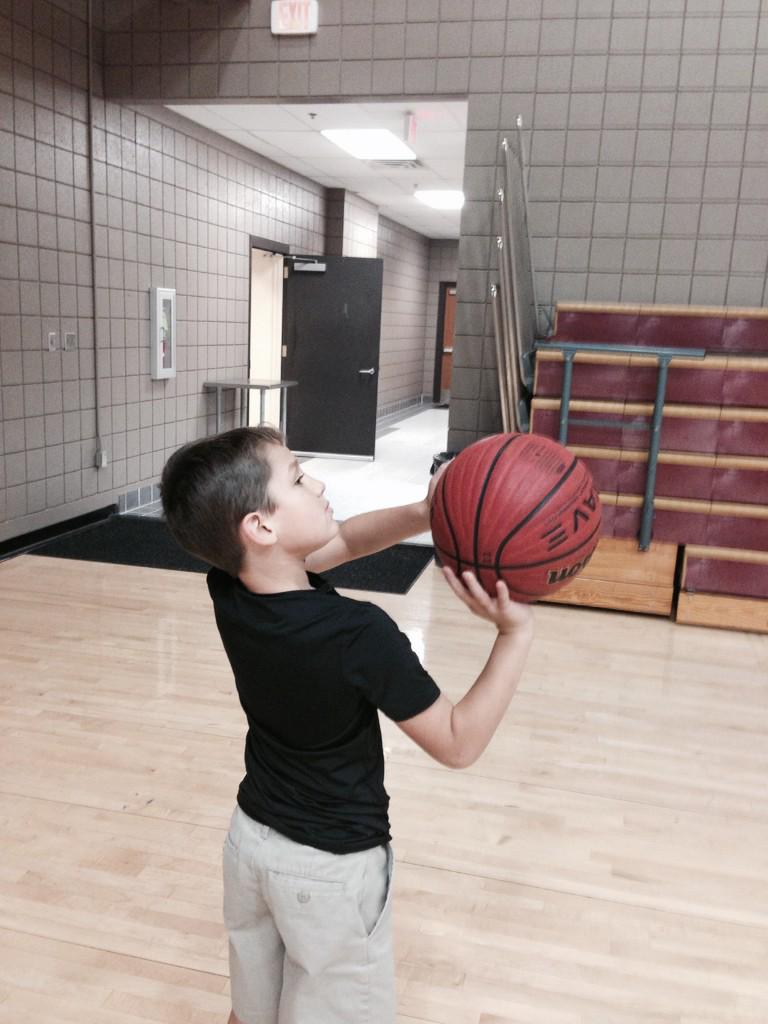 coachjsport's tweet image. Look who showed up at HS BBall practice #StaysHungry
