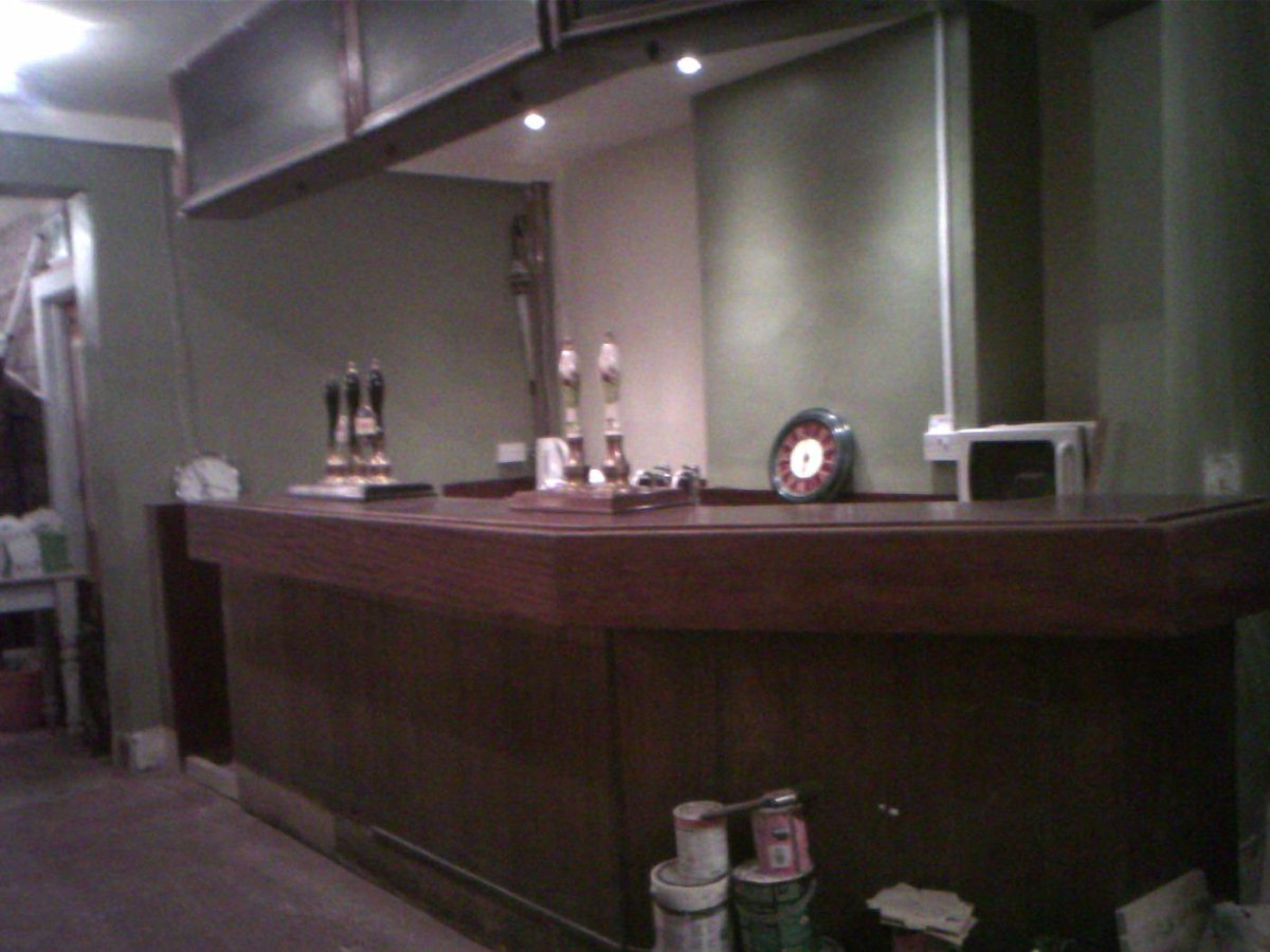 Nearly there but no beer to pumps yet.